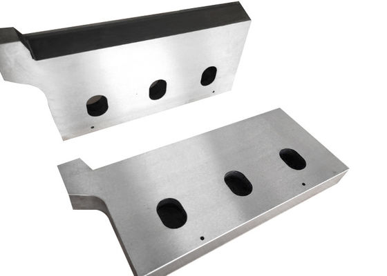 Kualitas  Steel Sheet Metal Cutting Shear Blades Flying Shear Cutting For Rebars pabrik