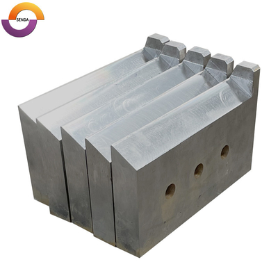 Ketahanan Aus Tinggi Flying Shear Blade HRC54 Cutting Untuk Mesin Logam Panas