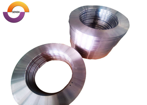 Metal Round HRC55 Rotary Slitter Blades Cr12MoV Untuk Coil Slitting Line