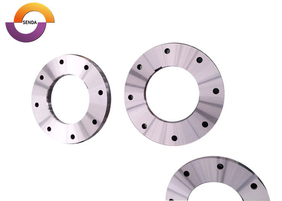 Ra0.1um Rotary Slitter Blades Cold Working SKD11 Untuk Mesin Slitting