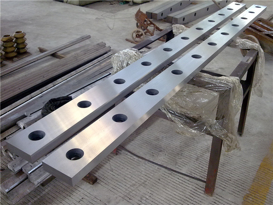 200 - 2000mm Pisau Geser Baja Karbon Hidraulik HRC58 - 62 Persegi Panjang