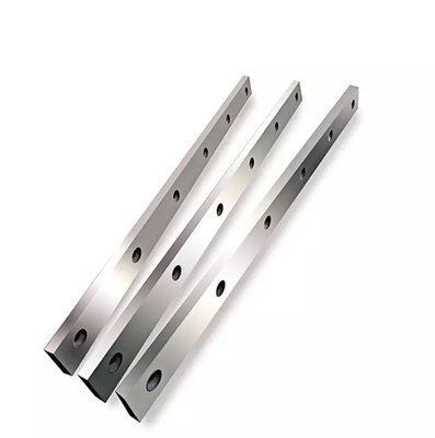 Serrated Blade Edge Sheet Metal Shear Blades dengan Customized Cutting Angle dan Finish