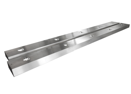 Serrated Blade Edge Sheet Metal Shear Blades dengan Customized Cutting Angle dan Finish
