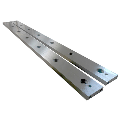 OEM Industri Perforasi lurus Tungsten Baja Cold Sheet Metal Shearing Guillotine Mesin Pemotong Kertas Bilah