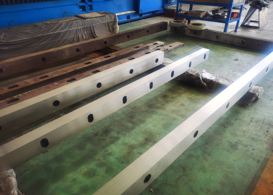 H13k Steel Plate Alligator Shear Blades Untuk Pemotongan Lembaran Logam Garis Slitter
