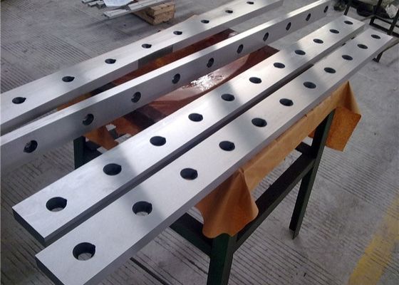 9CrSi Steel Sheet Metal Alligator Shear Blades Untuk Dipotong Menjadi Garis Panjang