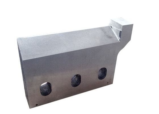 Kekerasan Pisau Geser Terbang Industri 54 Pisau Pemotong Batang Baja 256x100x28mm