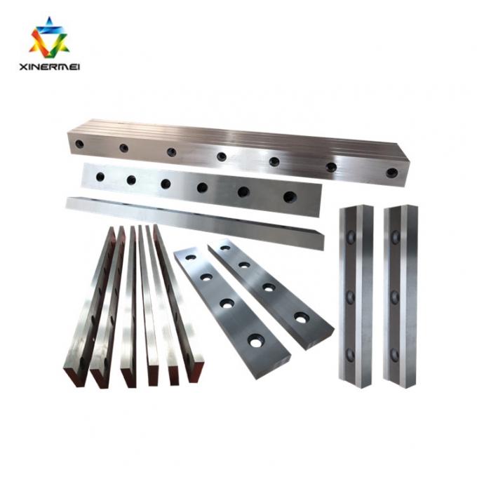 OEM Industri Perforasi lurus Tungsten Baja Cold Sheet Metal Shearing Guillotine Mesin Pemotong Kertas Bilah 2