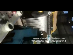 Proses Mesin Lembaran Baja Rotary Slitting Industri Logam